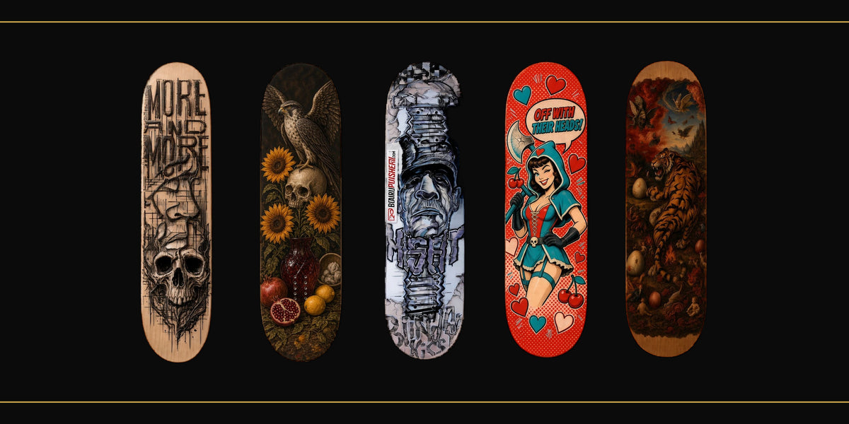 Skateboard decks by Marc Adrian Blind