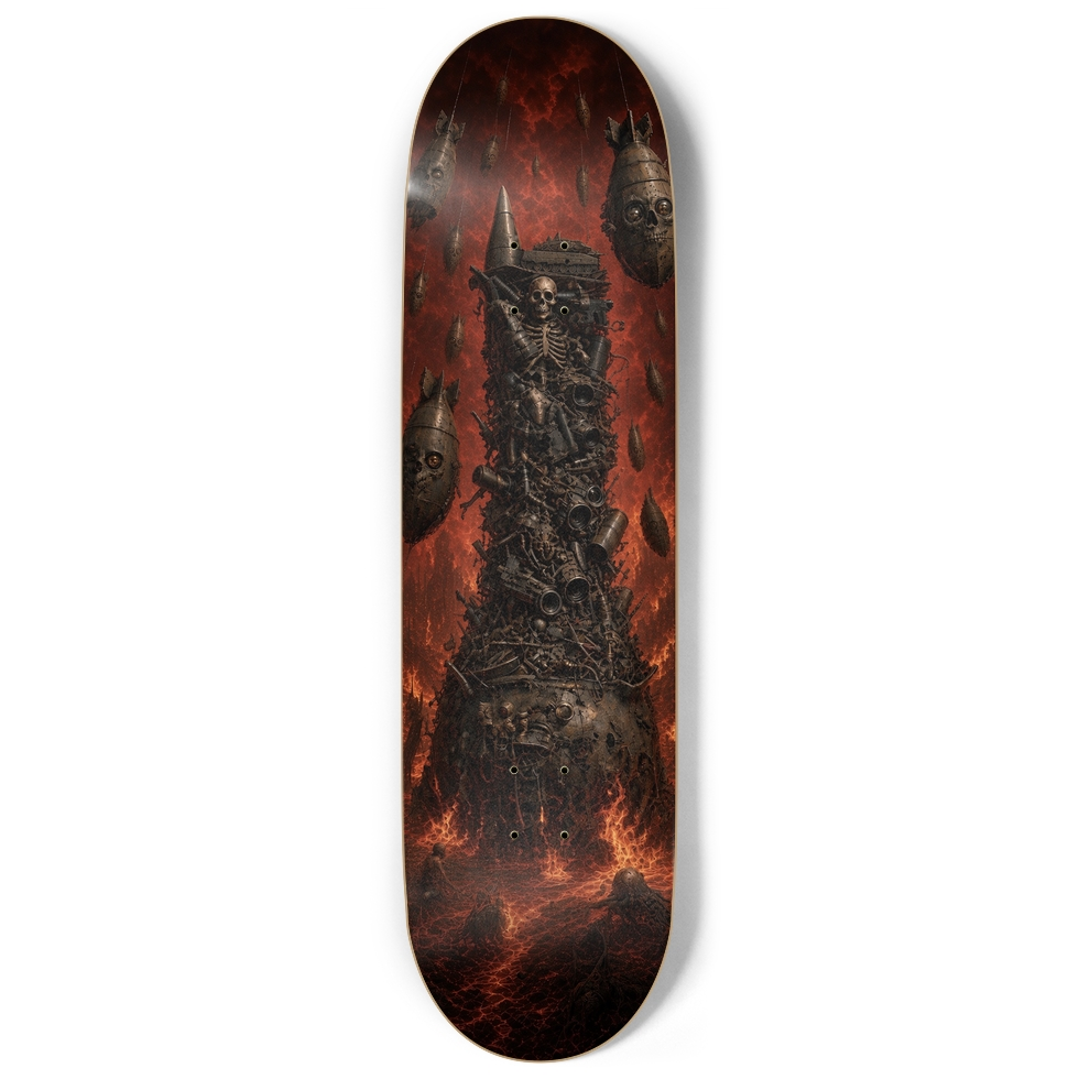 Skateboard deck artwork by Marc Adrian Blind