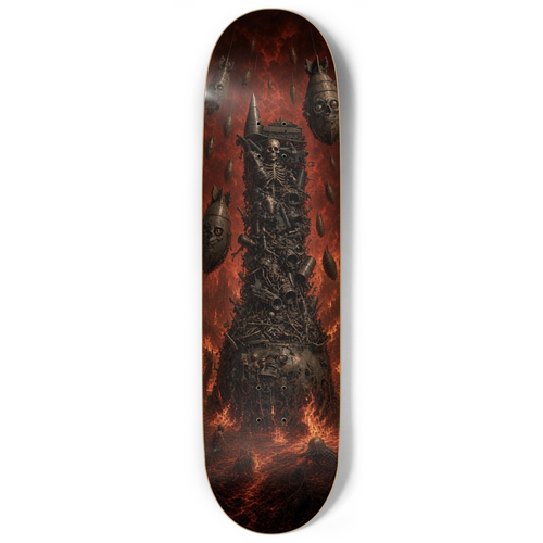 Skateboard deck artwork by Marc Adrian Blind