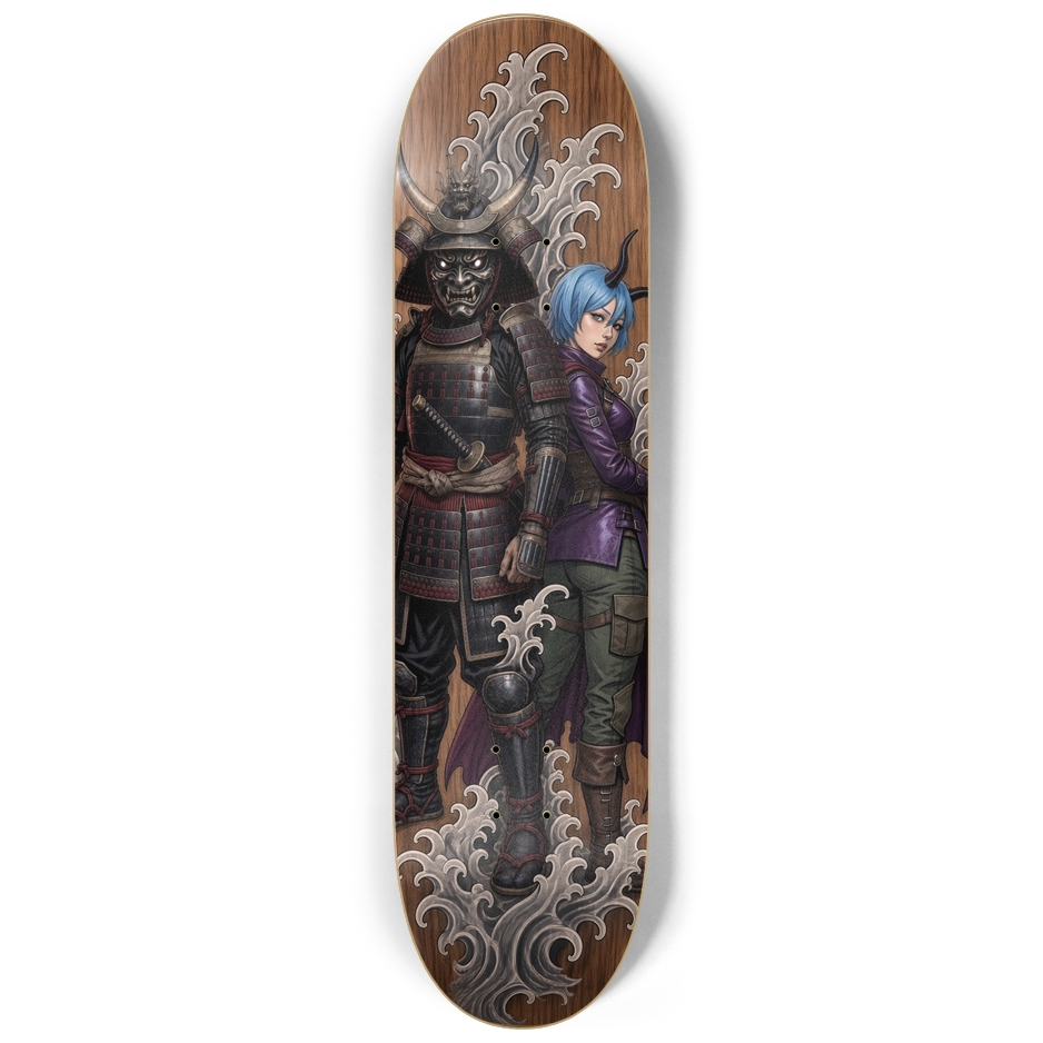 Japan Series 2026 Wood skateboard deck by Marc Adrian Blind