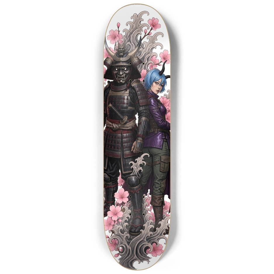 Japan Series 2026 Cherry Blossom skateboard deck by Marc Adrian Blind
